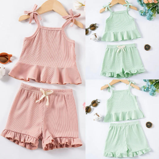 Baby Girl 2 Pieces Summer Clothing Set